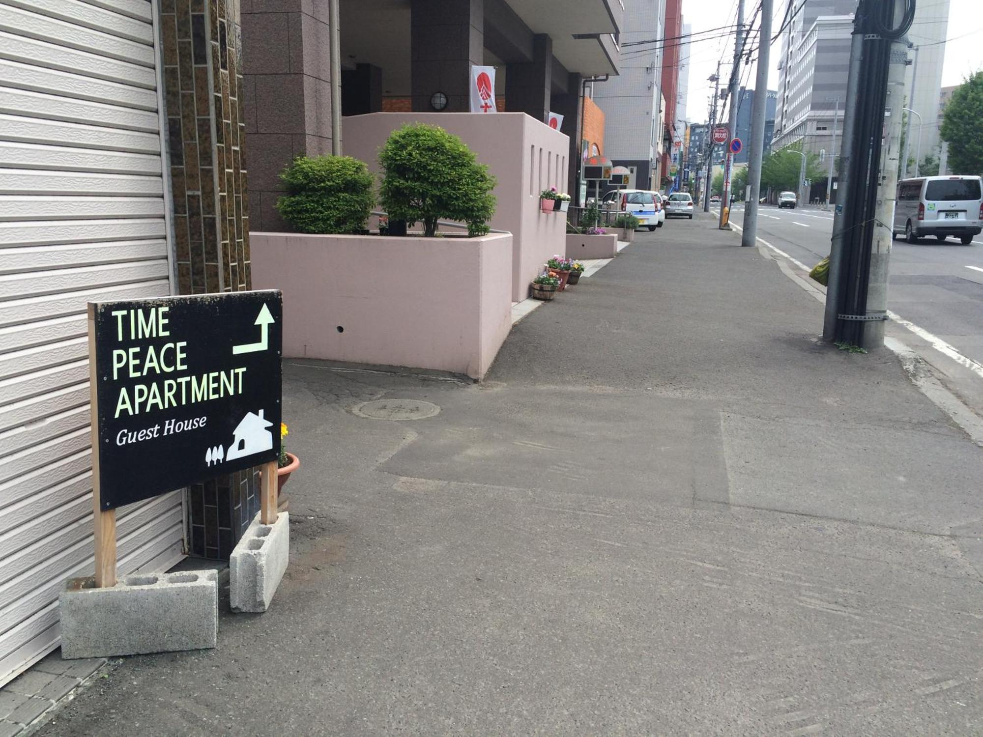 Time Peace Apartment Sapporo Exterior foto